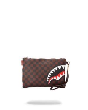 CHECKS IN CAMOFLAUGE CROSSOVER CLUTCH