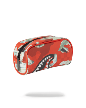 MONEY CAMO RED POUCH