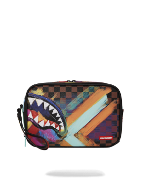 SHARKS IN PARIS CITY STREAKS TOILETRY BAG
