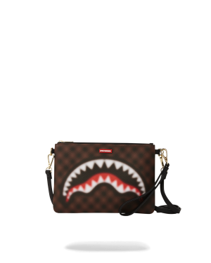 SHARKS IN PARIS BLUR EFFECT CROSSOVER CLUTCH