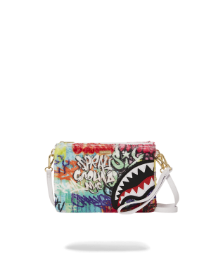 LE MONDE DES GRAFFITIS CROSSOVER CLUTCH