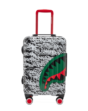 NIGHT NIGHT SHARKNAUTICS HARDSHELL CARRY-ON LUGGAGE