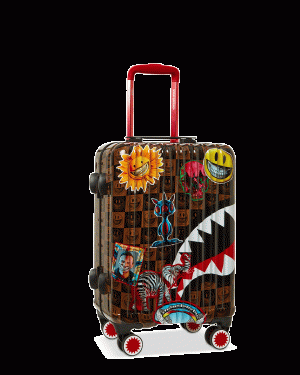 GLOBAL MOGUL POPAGANDA RON ENGLISH EDITION HARDSHELL CARRY-ON LUGGAGE