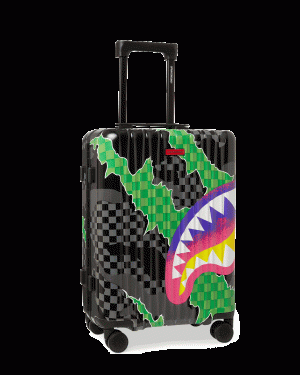 THE WILD ONE SHARKNAUTICS HARDSHELL CARRY-ON LUGGAGE