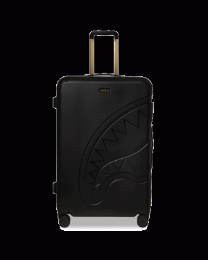 REALITY CHECK SHARKITECTURE FULL-SIZE JETBLACK LUGGAGE GOLD HARDWARE