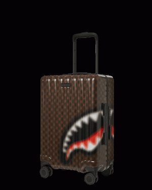 SHARKS IN PARIS BLUR EFFECT CARRY-ON LUGGAGE