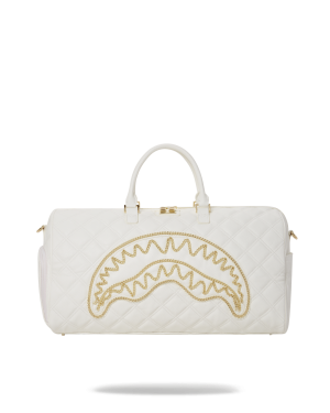 RIVIERA LE BLANC GOLD CHAIN SHARK DUFFLE