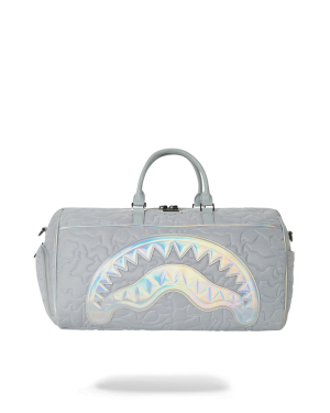 MIRASHAKU IRIDESCENT QUILT DUFFLE