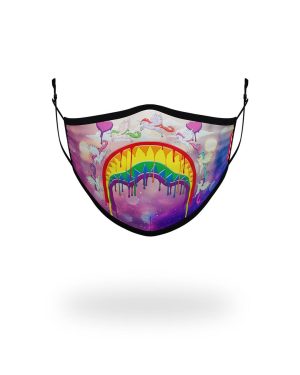 KIDS FORM FITTING MASK MELT THE RAINBOW