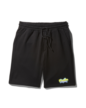 SPONGEBOB KNIT SHORTS BLACK