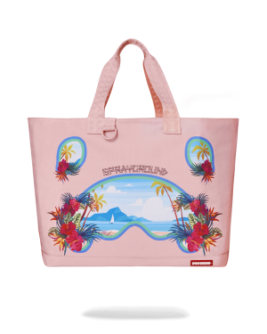 BORA BORA SHARK ISLAND VILLA BEACH TOTE