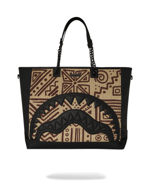 AI PALM MIRAGE SHARK LUXE BEACH TOTE