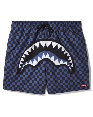 MIDNIGHT MAGIC SHARKS IN PARIS SWIM SHORTS