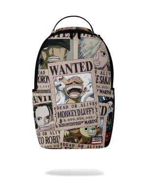 ONE PIECE WANTED SHARK POSTERS BACKPACK