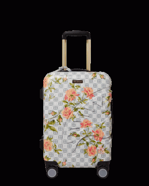 AI AFRICAN INTELLIGENCE ELEGANT ENERGY SHARKITECTURE CARRY-ON LUGGAGE - SANDFLOWER COLLAB